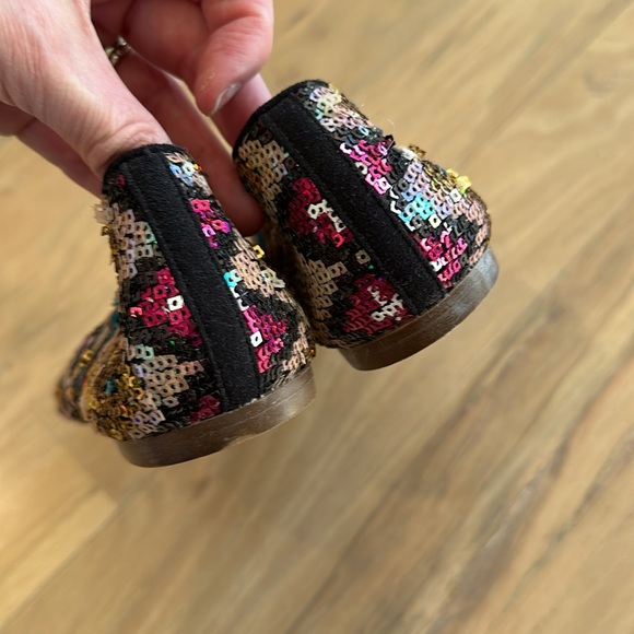 J Crew Sophie Sequin Multicolor Loafers 7 - Picture 3 of 4